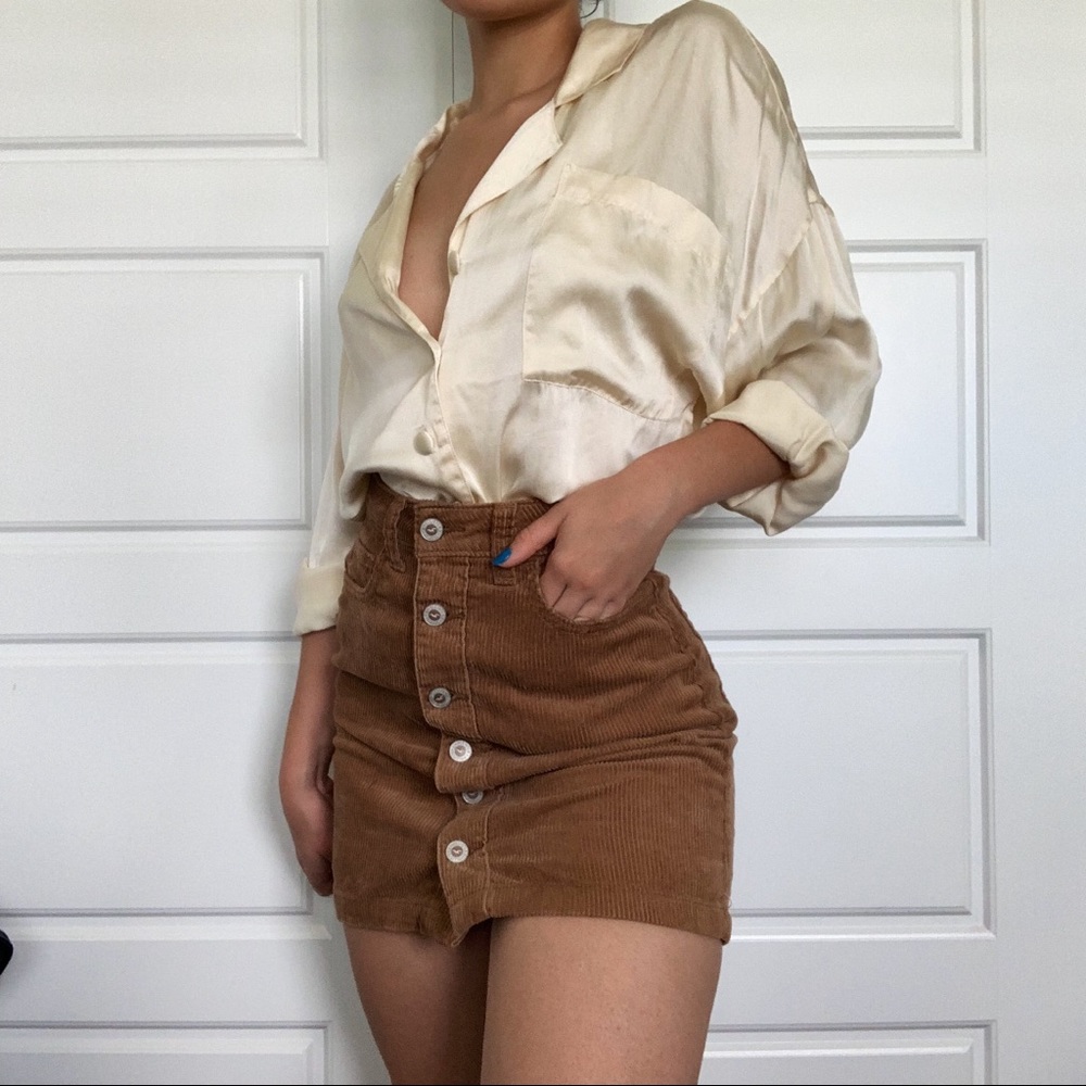 High rise skirt